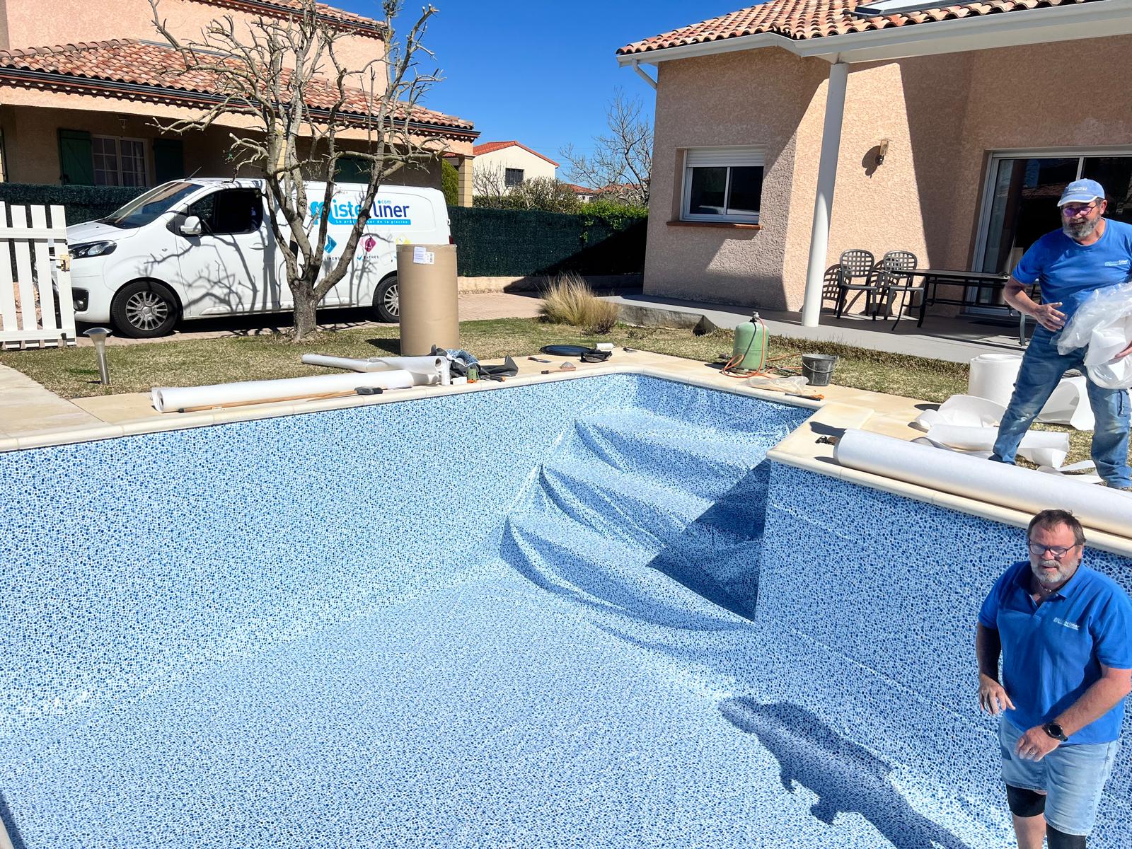 Remplacement de liner 75/100 Albon Tropic à Pinsaguel (31)